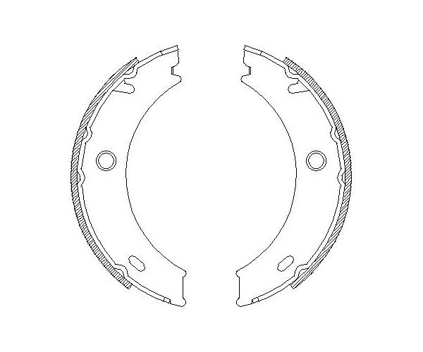 Juego de zapatas de frenos, freno de...