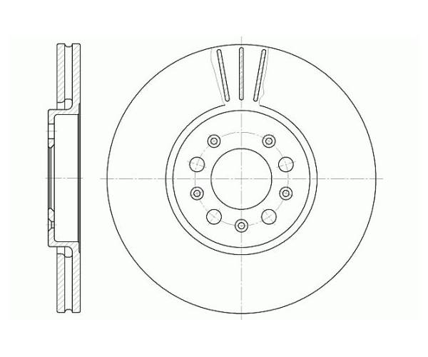 Disco de freno VW  POLO Variant (6V5)...