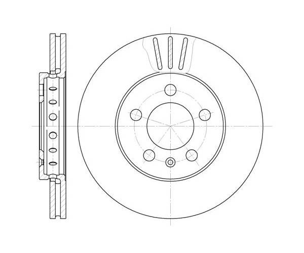 Disco de freno VW  POLO Variant (6V5)...