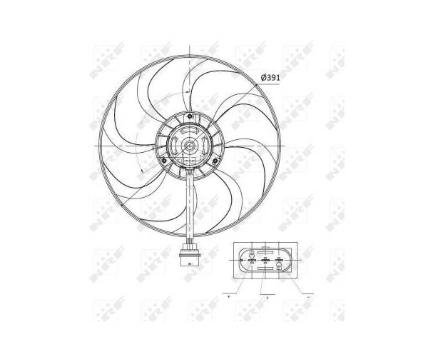 Ventilador, refrigeración del motor...