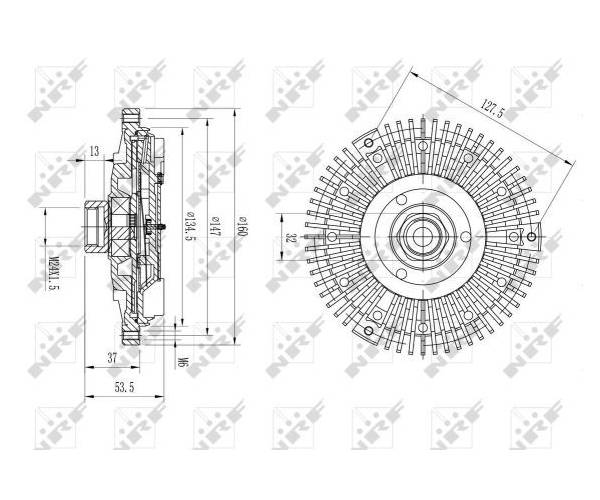 Embrague, ventilador del radiador BMW...