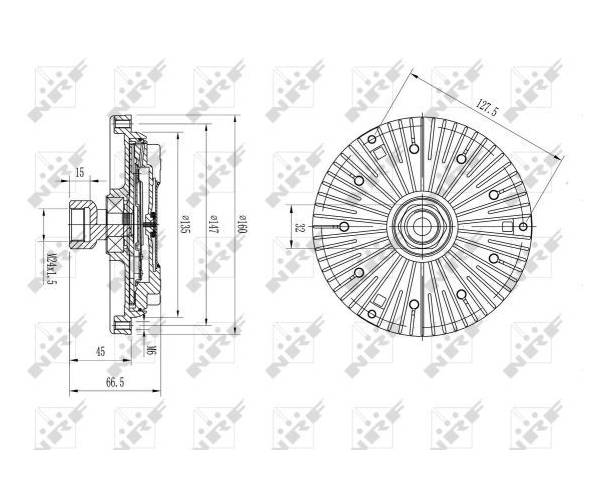 Embrague, ventilador del radiador BMW...