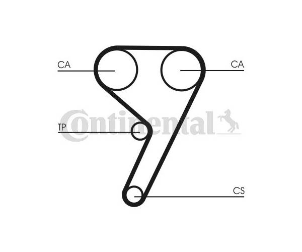 Correa dentada - CT881