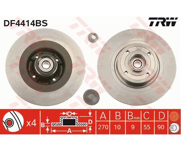 Disco de freno - DF4414BS