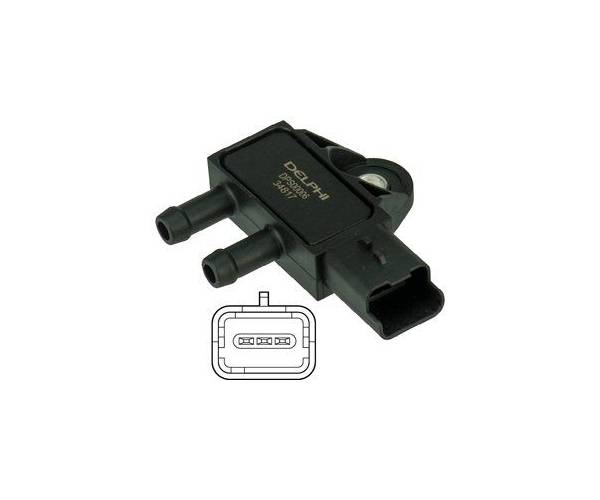 Sensor, presión gas de escape CITROËN...