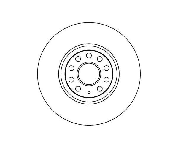 Disco de freno VW  TOURAN (1T1- 1T2)...