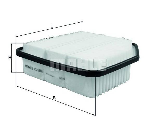 Filtro de aire TOYOTA  RAV 4 III (A3)...