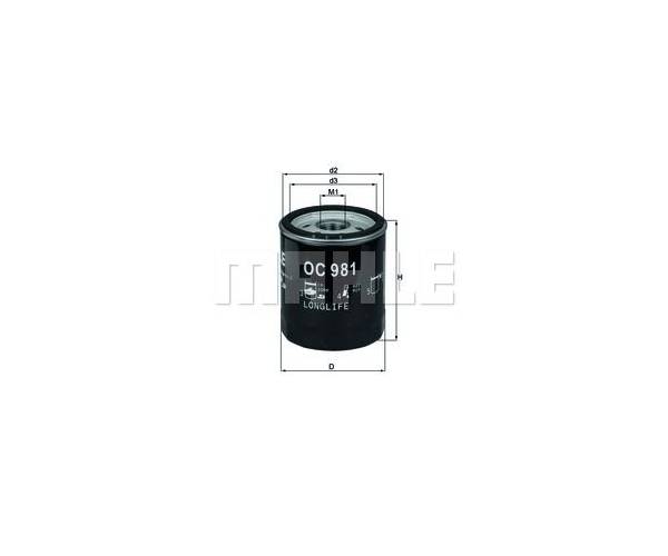 Filtro de aceite TOYOTA  FORTUNER...