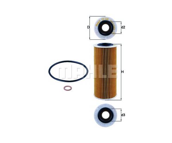 Filtro de aceite - OX368D1