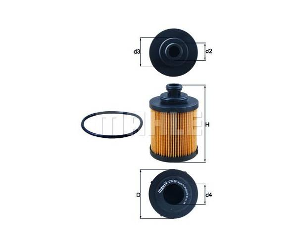 Filtro de aceite - OX418D