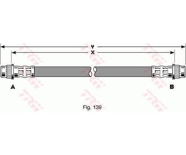 Tubo flexible de frenos Varioflex...