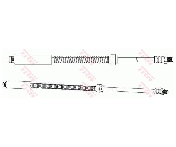 Tubo flexible de frenos PEUGEOT  306...