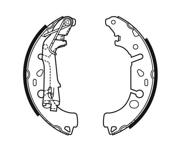 Juego de zapatas de frenos CITROËN...