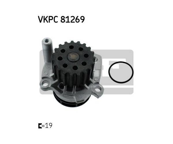 Bomba de agua SKODA  OCTAVIA II (1Z3)...