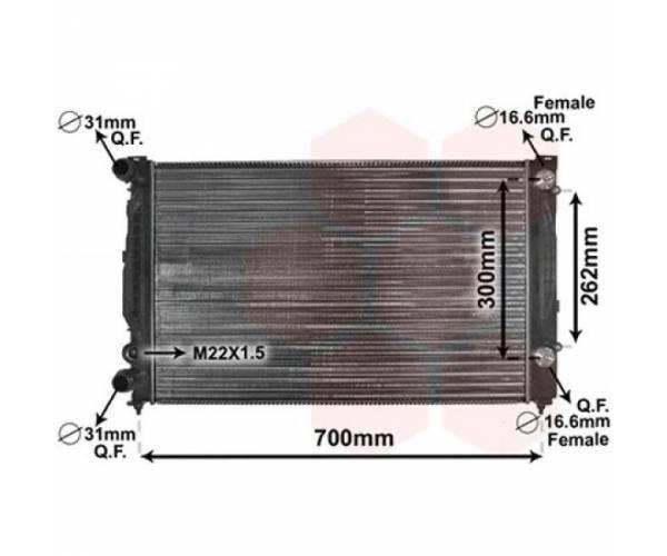 RADIADOR Audi A4 1994-2001 /...