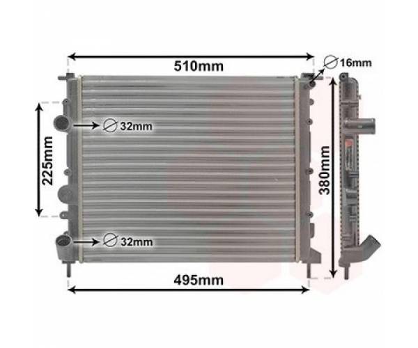 RADIADOR Renault Kangoo 1998-2002 /...