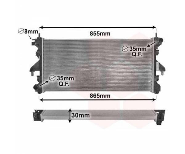 COND/RAD/COMP Peugeot Boxer 2006-2014...