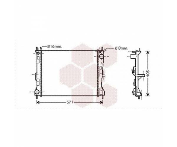 RADIADOR Renault Clio III 2005-2009 /...