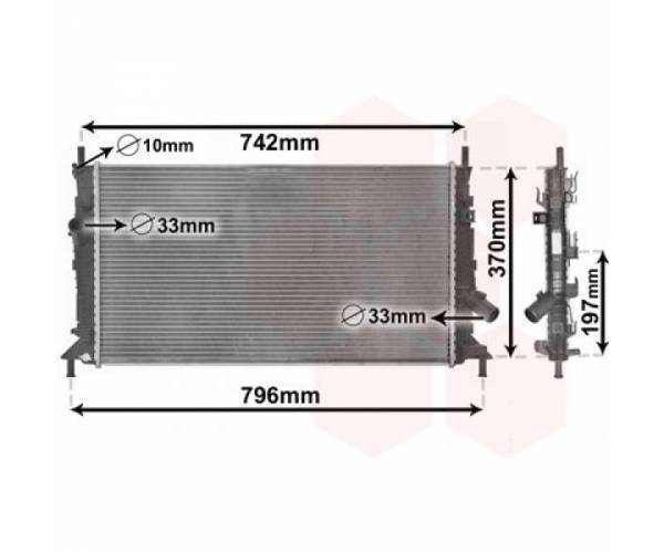 RADIADOR Ford Focus c-max 2003-2007 /...