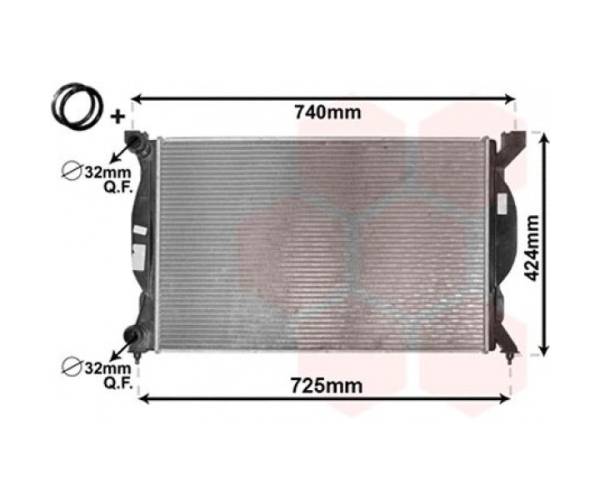 COND/RAD/COMP Audi A4 2000-2004 /...