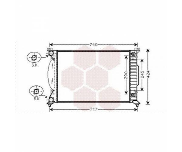 RADIADOR Audi A4 2000-2004 /...