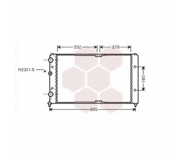 RADIADOR Volkswagen Caddy 1996-2004 /...