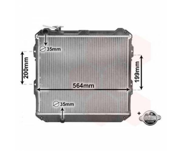 RADIADOR Toyota Hilux 2wd 1987-1989 /...