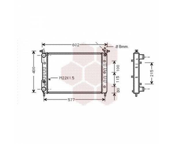 RADIADOR Fiat Palio 2002-2006 /...
