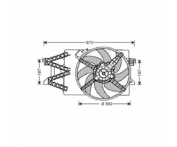 Ventilador, refrigeración del motor...