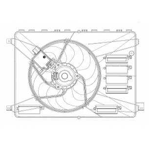 ELECTROVENTILADOR C/AC Ford...