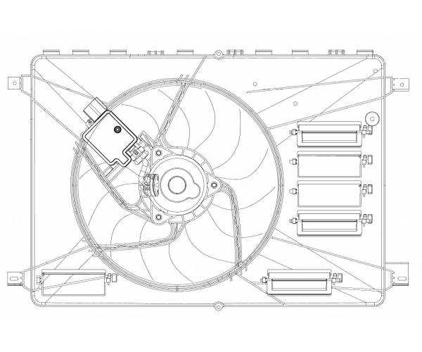 ELECTROVENTILADOR C/AC Ford Galaxy...