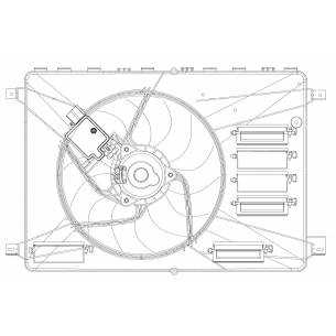 ELECTROVENTILADOR C/AC Ford...