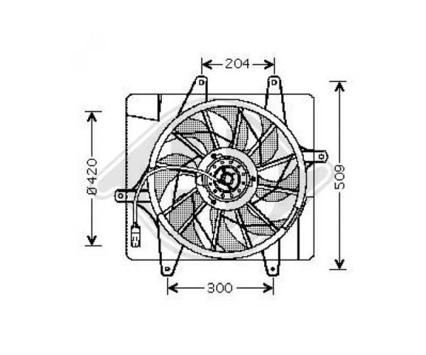 Ventilador, refrigeración del motor...