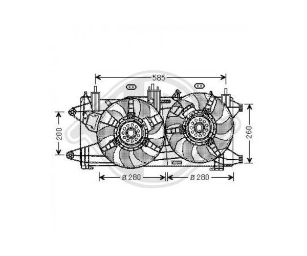 Ventilador, refrigeración del motor...