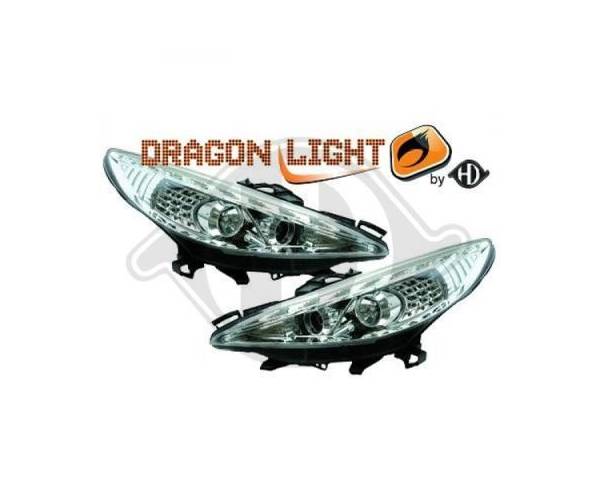 Juego faros principales HD Tuning...