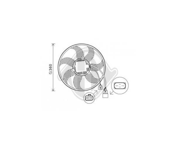 Ventilador, refrigeración del motor...