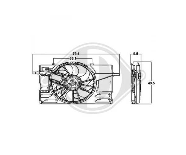 Ventilador, refrigeración del motor...