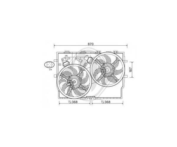 Ventilador, refrigeración del motor...